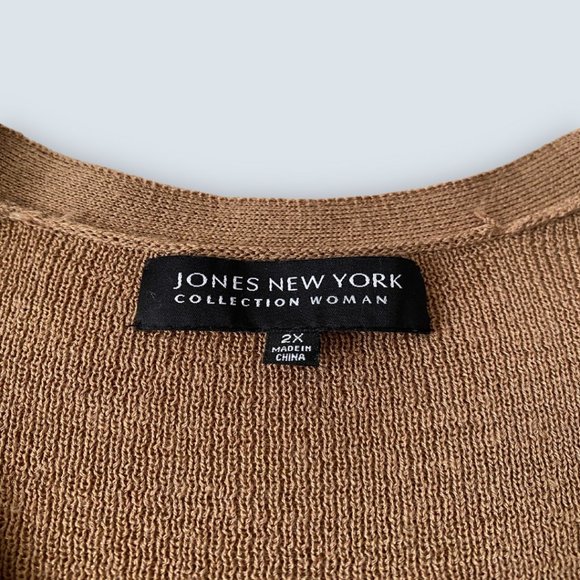 Jones New York Beige Cardigan Woman Collection - Picture 2 of 4